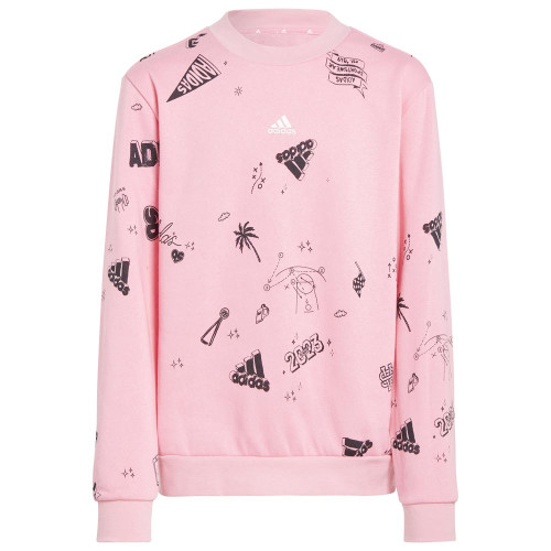 Adidas Παιδικό φούτερ Brand Love All Over Print